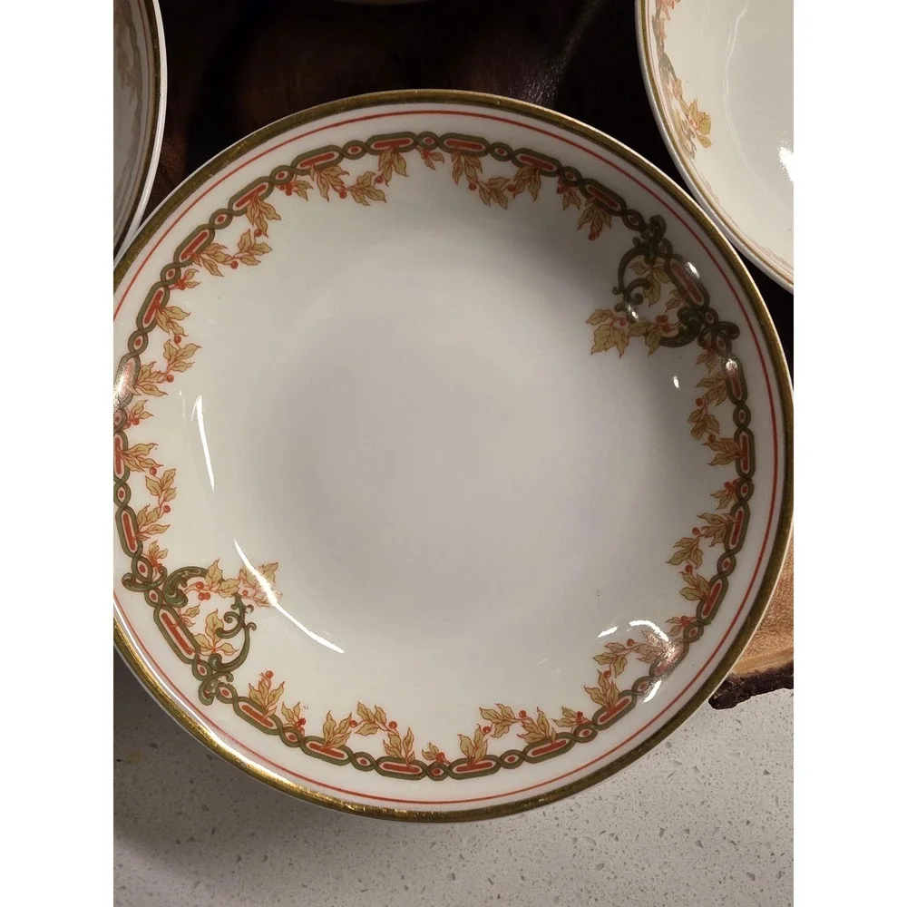 Antique Haviland Limoges Schleiger 290 Pattern Dessert Bowls 5